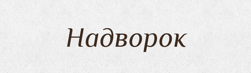 Надворок — Російсько-український академічний словник (А–П)