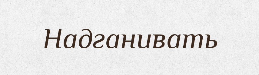 Надганивать — Російсько-український академічний словник (А–П)