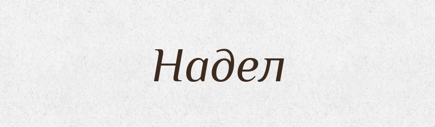 Надел — Російсько-український академічний словник (А–П)