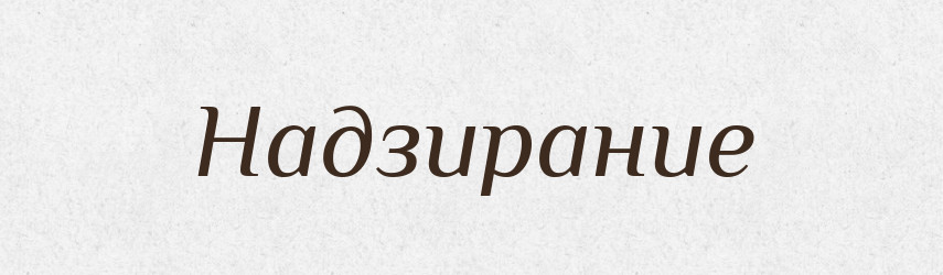 Надзирание — Російсько-український академічний словник (А–П)