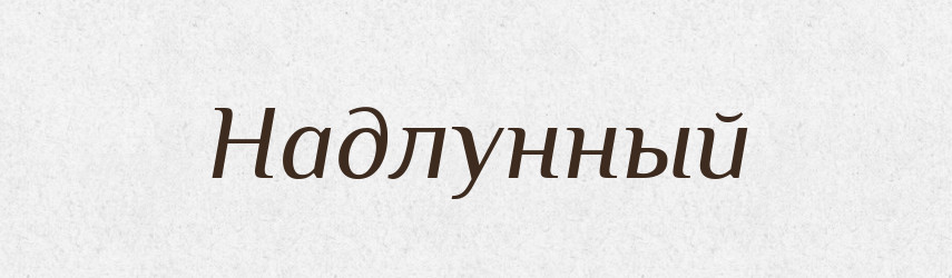 Надлунный — Російсько-український академічний словник (А–П)