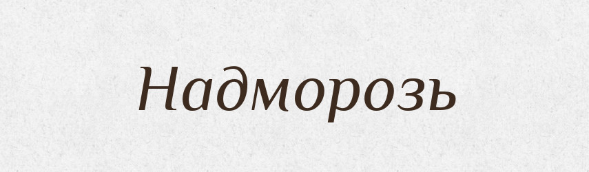 Надморозь — Російсько-український академічний словник (А–П)