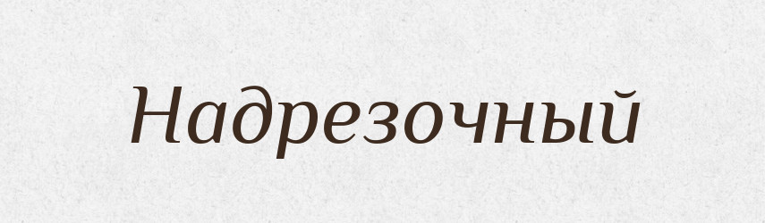 Надрезочный — Російсько-український академічний словник (А–П)
