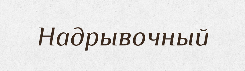Надрывочный — Російсько-український академічний словник (А–П)