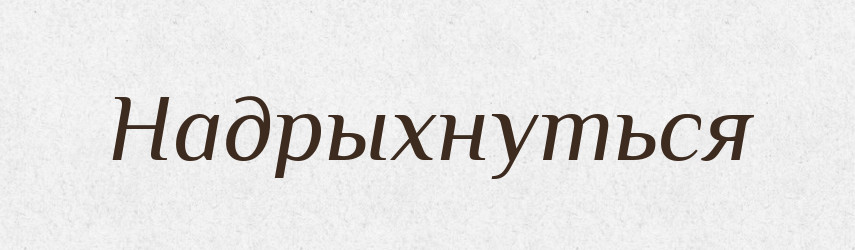 Надрыхнуться — Російсько-український академічний словник (А–П)