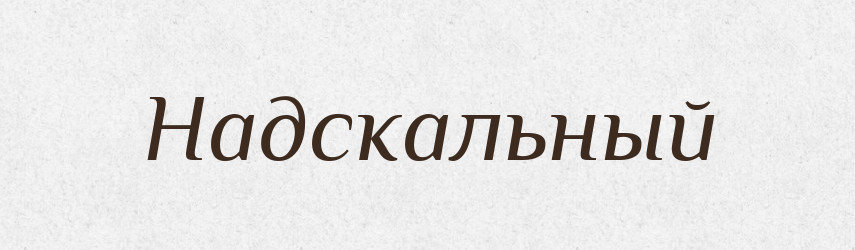 Надскальный — Російсько-український академічний словник (А–П)