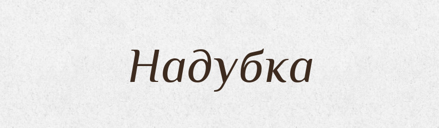 Надубка — Російсько-український академічний словник (А–П)