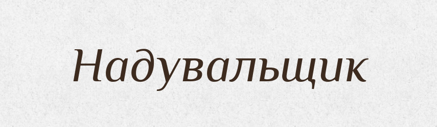 Надувальщик — Російсько-український академічний словник (А–П)