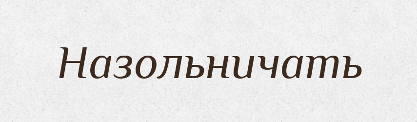 Назольничать — Російсько-український академічний словник (А–П)