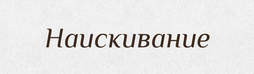 Наискивание — Російсько-український академічний словник (А–П)
