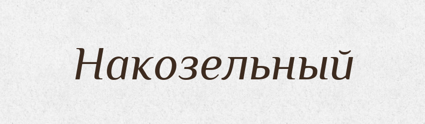 Накозельный — Російсько-український академічний словник (А–П)