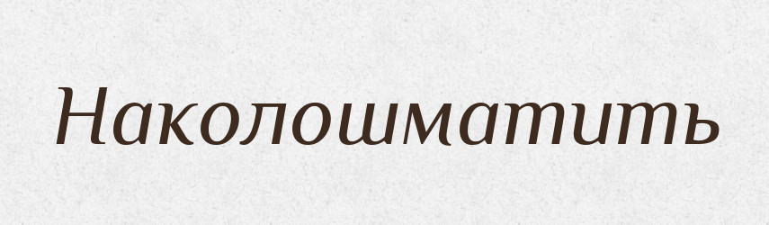 Наколошматить — Російсько-український академічний словник (А–П)