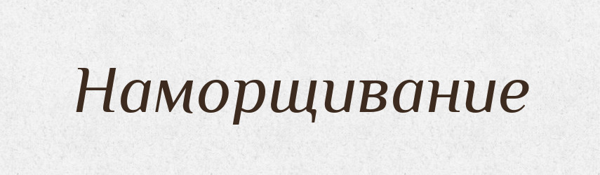 Наморщивание — Російсько-український академічний словник (А–П)