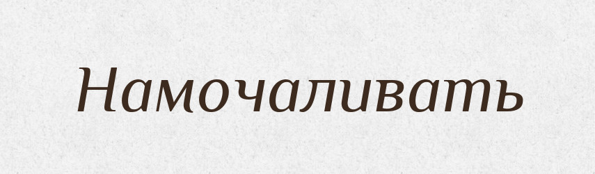 Намочаливать — Російсько-український академічний словник (А–П)
