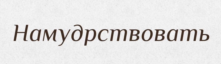 Намудрствовать — Російсько-український академічний словник (А–П)