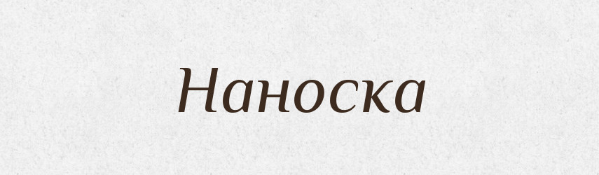 Наноска — Російсько-український академічний словник (А–П)