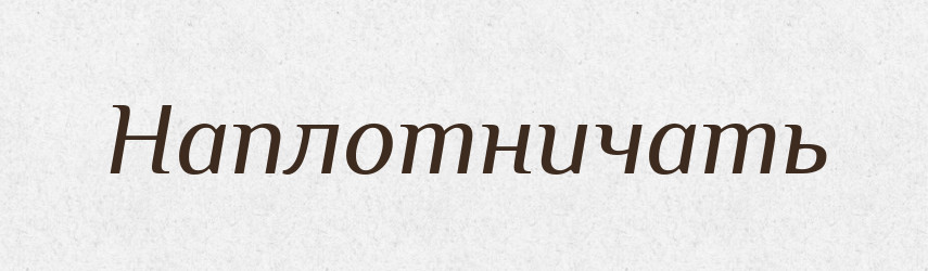 Наплотничать — Російсько-український академічний словник (А–П)