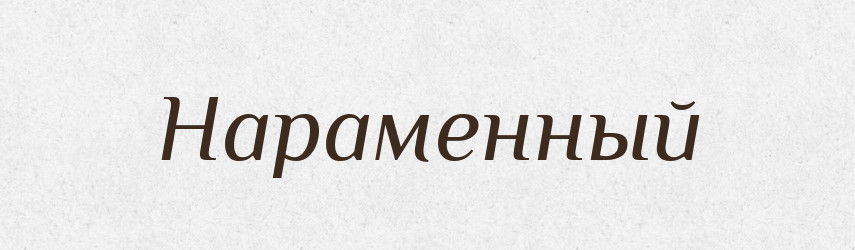 Нараменный — Російсько-український академічний словник (А–П)