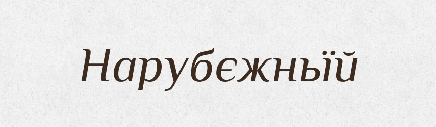 Нарубєжньїй — Російсько-український академічний словник (А–П)