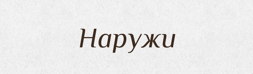 Наружи — Російсько-український академічний словник (А–П)