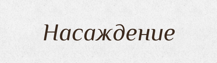 Насаждение — Російсько-український академічний словник (А–П)