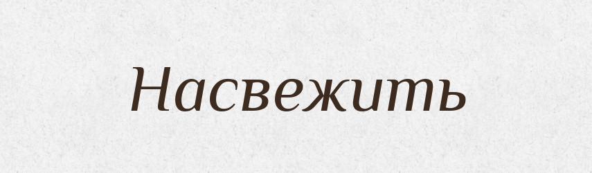 Насвежить — Російсько-український академічний словник (А–П)