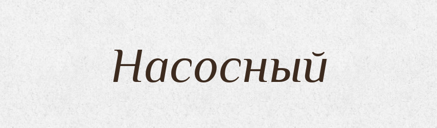 Насосный — Російсько-український академічний словник (А–П)