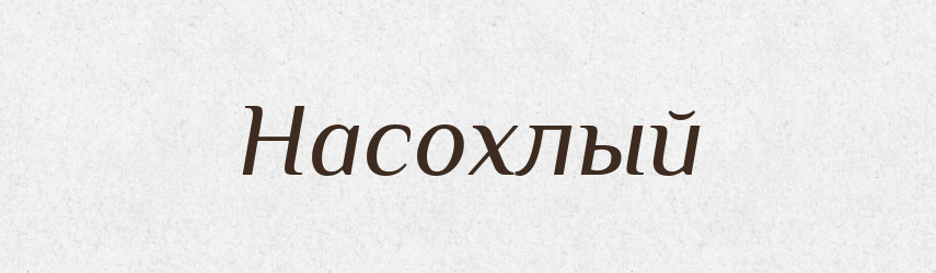 Насохлый — Російсько-український академічний словник (А–П)