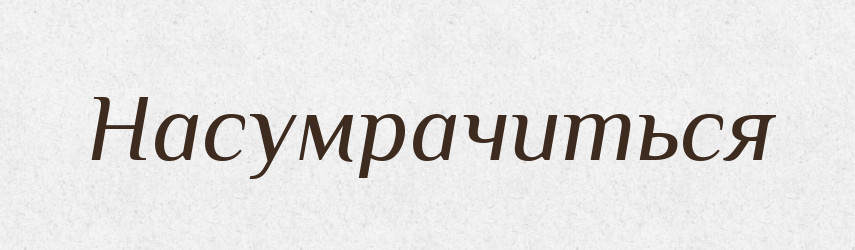 Насумрачиться — Російсько-український академічний словник (А–П)
