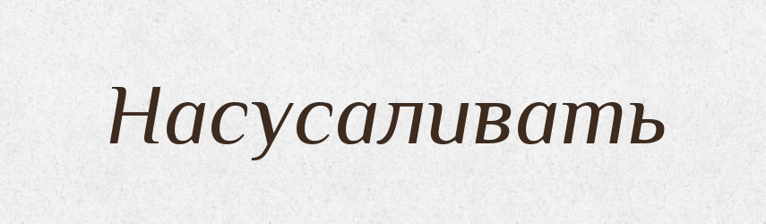 Насусаливать — Російсько-український академічний словник (А–П)
