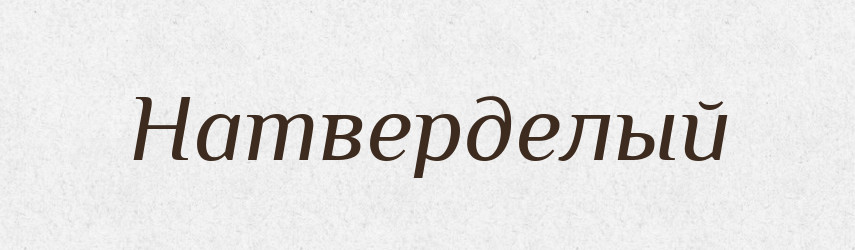 Натверделый — Російсько-український академічний словник (А–П)
