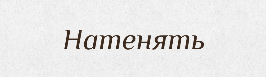 Натенять — Російсько-український академічний словник (А–П)