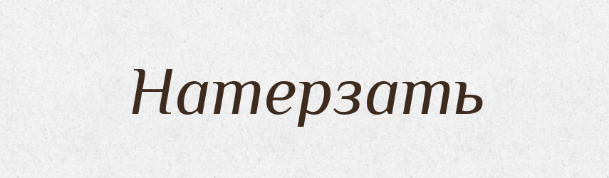 Натерзать — Російсько-український академічний словник (А–П)