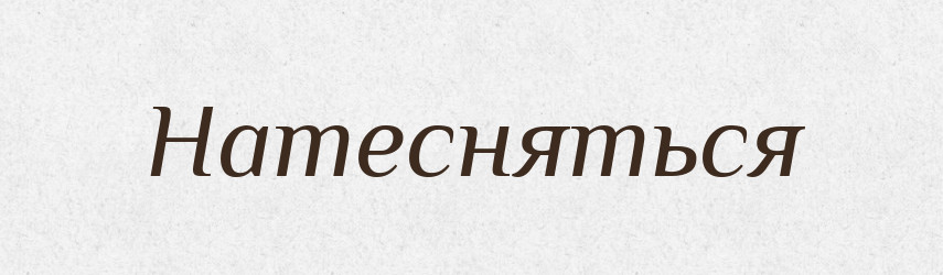 Натесняться — Російсько-український академічний словник (А–П)