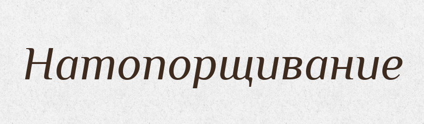 Натопорщивание — Російсько-український академічний словник (А–П)