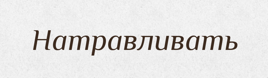 Натравливать — Російсько-український академічний словник (А–П)
