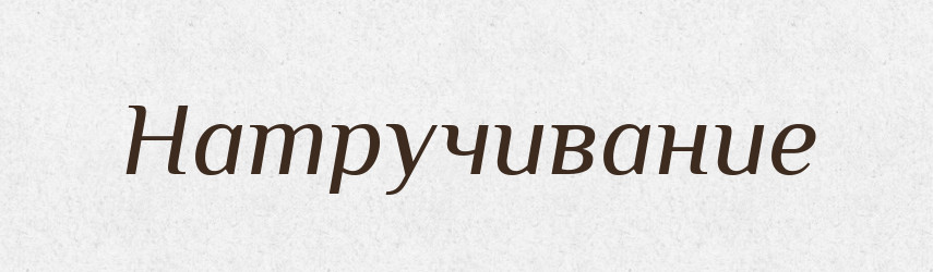 Натручивание — Російсько-український академічний словник (А–П)