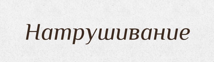 Натрушивание — Російсько-український академічний словник (А–П)