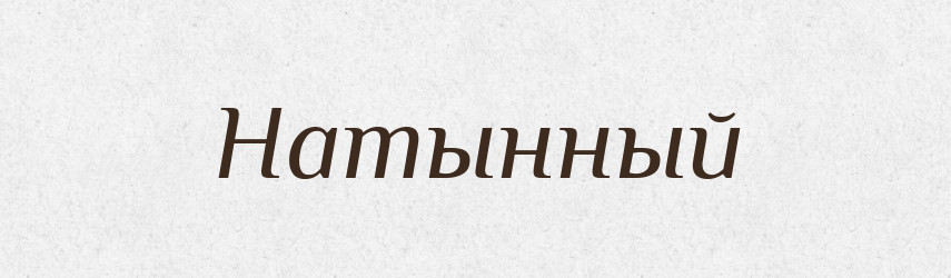 Натынный — Російсько-український академічний словник (А–П)