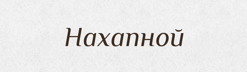Нахапной — Російсько-український академічний словник (А–П)