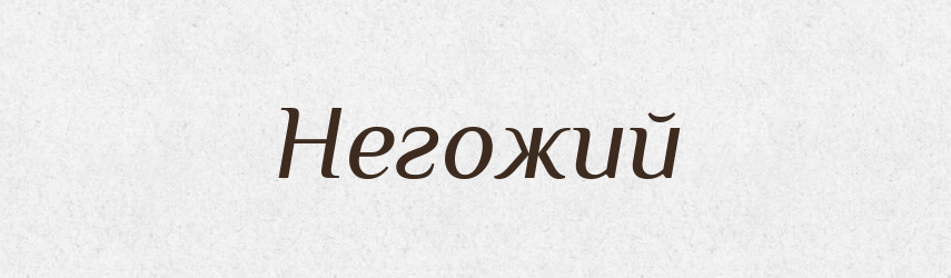 Негожий — Російсько-український академічний словник (А–П)