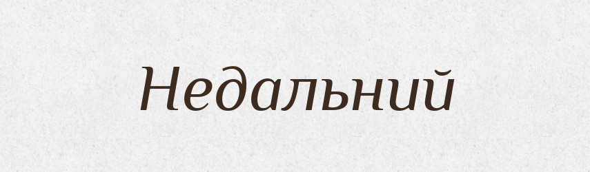 Недальний — Російсько-український академічний словник (А–П)