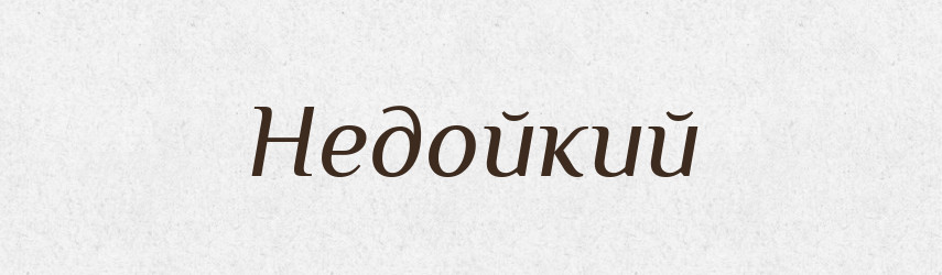 Недойкий — Російсько-український академічний словник (А–П)
