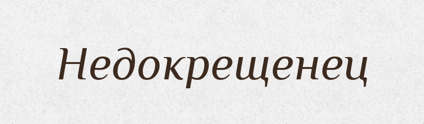 Недокрещенец — Російсько-український академічний словник (А–П)