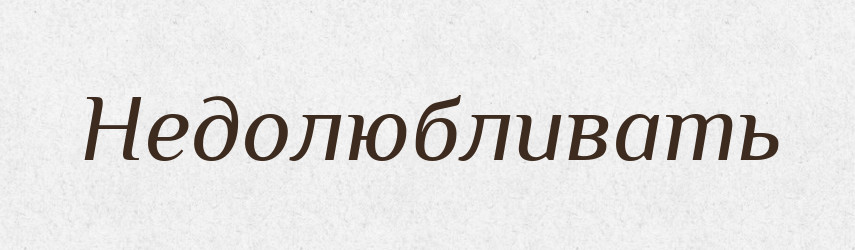 Недолюбливать — Російсько-український академічний словник (А–П)