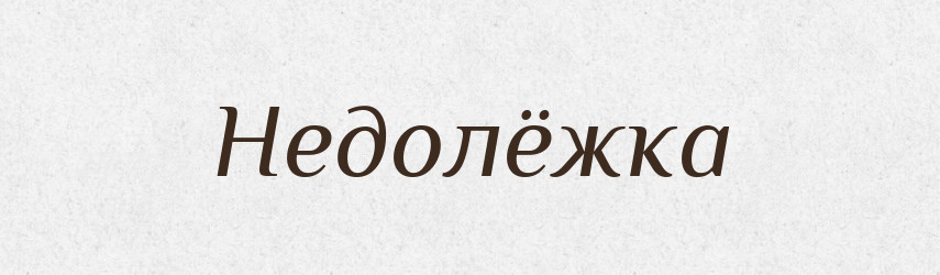 Недолёжка — Російсько-український академічний словник (А–П)