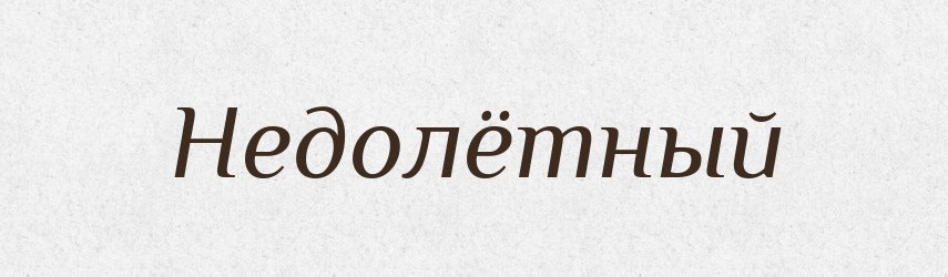 Недолётный — Російсько-український академічний словник (А–П)