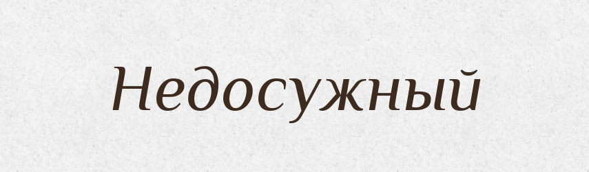 Недосужный — Російсько-український академічний словник (А–П)