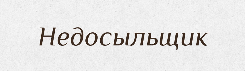 Недосыльщик — Російсько-український академічний словник (А–П)