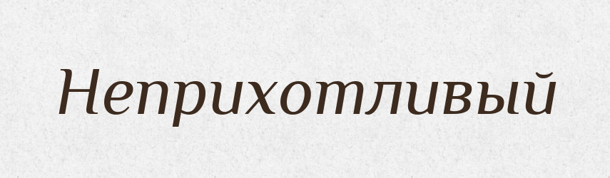 Неприхотливый — Російсько-український академічний словник (А–П)